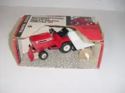 1/16 Vintage ERTL International 682 Cub Cadet Lawn & Garden Tractor Set W/Box!