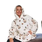 Hotto Premium Oversized Cuddle Hoodie Bubble Tea