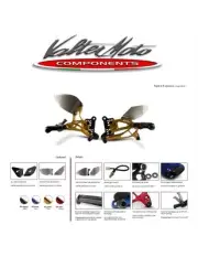 PEY080 VALTER MOTO REARSETS T2.5 GOLD YAMAHA MT-07 - 2014 2017