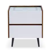 Beth Smart Bedside Table with Wireless Charger