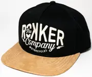 Rokker Motorcycles & Co., cap , color: Black/Light Brown , size: One Size