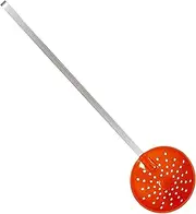 Ice Fishing Hole Scoop - Slotted Spoon, Ice Dip Net | Anti-Freeze Angler Tool for Removing Slush, Durable Aluminum Handle Scoop for Lake Fishing, Outdoor Icehole Clearing Device