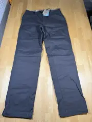 NEW Prana Kragg Pants Men’s Size 30 x 32 Dark Iron Relaxed Fit Tapered Leg NWTs
