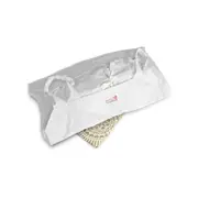 Sweet Goodbye COCOON - Soft Pet Casket - Burial & Cremation Ceremony Kit (Classic Cotton) | White/Natural, Small