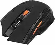 Holibanna Wireless Rechargeable Gaming Mouse Button Optical Mice with USB Receiver Dpi Control Ergonomic Design for Desktop PC and Laptop Black