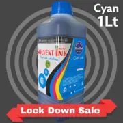 CYAN Eco Solvent Ink Compatible for Roland Mimaki Agfa SOLJET Versa printer 1Lt.