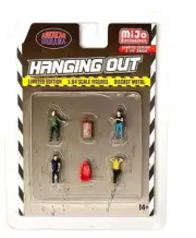 1/64 American Diorama Hanging Out - Set of 6 Pieces Diecast Model AD-76514