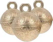 Kisangel 3pcs Pet Bell Wind Chimes Brass Jingle Bell Feng Shui Chimes Retro Mini Bells Portable Dog Bells Portable Bells Dog Collar Charms Retro Bell Charms Retro Jingle Bell Copper