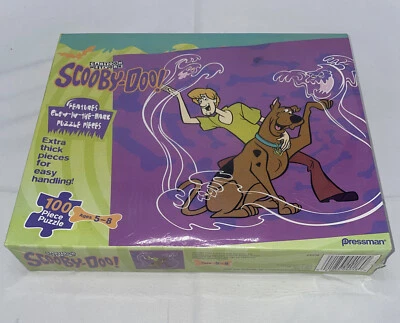 CARTOON NETWORK SCOOBY-DOO 100 PC PUZZLE GLOW IN THE DARK NEW 2000