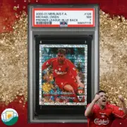 Merlin’s FA Premier League 2001 | PSA 7 Michael Owen | #126 | Blue Back