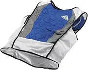 [Ultrasport] TechNiche International Ultra Evaporative Cooling Sport Vest, Large, Blue/Silver