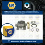 Wheel Bearing Kit fits TOYOTA LAND CRUISER PRADO 4.0 Rear Left 02 to 10 1GR-FE