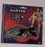 Hot Bling Garter Convict Cutie Costume Accessory Halloween S M L read specify