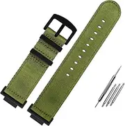 [BMGHXFAR] Fit For Casio Fit For G-SHOCK GA110/100/120 GM/GA2100 Modified men‘s Nylon canvas strap Fit For DW-5600 GW-B5600 GW-M5610 sports Watch band 16mm
