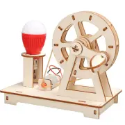 DIY Wooden Hand Generator Model STEM Science Technology Experiment Physics Learning Education Toy
