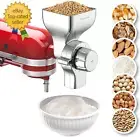 All Metal Grain Mill Attachment for Kitchenaid Stand Mixer, 12 Levels Flour