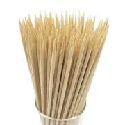 12" Natural Bamboo Skewers for BBQ，Appetiser，Fruit，Cocktail，Kabob，Chocolate F...