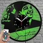 LED Clock Frank Sinatra Vinyl Record Wall Clock Led Light Wall Clock 2298