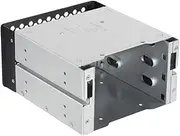 GAROZATION Triple Bays Multi Layer Hard Disk Rack Aluminum Alloy Mounting Bracket for SAS Drives Easy Installation Compatible with DIY Computer Cases