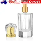 50ML Portable Refillable Glass Scent Bottle Travel Perfume Atomiser Spray Pump