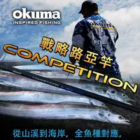 在飛比找蝦皮購物優惠-OKUMA寶熊 路亞竿 COMPETITION 戰略【百有釣