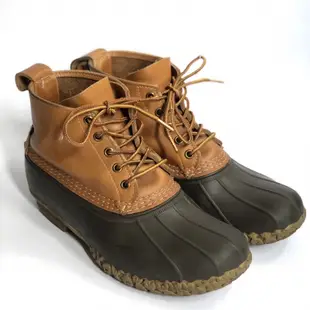 美國製LL Bean Duck Hunter Boots 經典真皮防水獵鴨靴 6吋5孔 Outdoor戶外橡膠鞋頭雨鞋