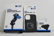 QUAD LOCK KIT APPLE iPHONE 14 Case, Dampener, Fork Stem Mount *EXPRESS*