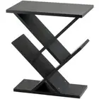 Adesso WK4614-01 Zig Zag 12 inch Black Accent Table