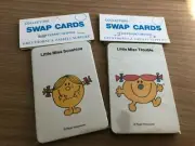 1970s VINTAGE Newsagent Greythorne Kids Swap Cards Set Packs: Little Miss Mr Men