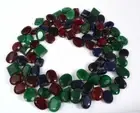 Mix Shape Emerald, Ruby, Blue Sapphire 1000 Carat Natural Enhanced Gemstone I944