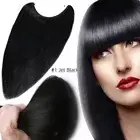100% Remy Human Hair Extensions Invisible Secret Headband Wire In Weft R03