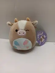 Squishmallow 5” Griella the Cow Easter Plush New