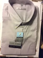 Geoffrey Beene gray men’s shirt 18 1/2 XX Large Sleeve 34-35 with original tags