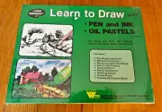 VTG Jon Gnagy Original Learn To Draw Art Set 431420 Pen & Ink & Oil NEW SEALED