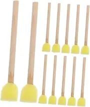 30pc Round Sponge Paint Brush Set for Boys and Girls Painting Sponge Brushes DIY Art Tools Soft Safe Ergonomic for Home Kindergarten