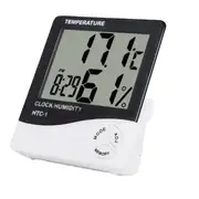 Fish Room Thermometer/Clock For Fish Shrimp Snail Tank Aquarium