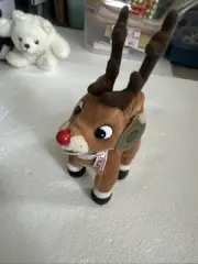 1998 Rudolph Reindeer/Island Of Misfit Toys Rudolph w/ Antlers Plush CVS 50th