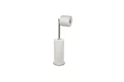 Joseph Joseph EasyStore Luxe 2in1 Toilet Roll Stand Stainless Steel 57cm Silver