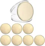 Byttlerom 8PCS Blank for Engraving, 1.6In Engraving Blank Alloy Coins with Acrylic Protection Box Gold