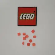 LEGO 1 x 1 x 2/3 30° Slope CORAL PINK (x10) 54200 NEW REPLACEMENT PARTS