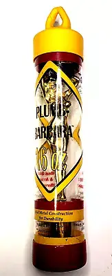 Vintage New 9" 16oz Plumb Bob Barbara Solid Brass Stainless Steel Tip Ultra Rare
