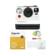Polaroid Originals Now i-Type Instant Film Camera Black and White Bundle