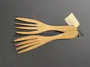 Nova Scotia Bear Claws Salad Forks "Polar Bear" Handmade Unique
