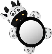 Toddmomy Car Mirror Backseat Safety Mirror for View for Rear Facing Seats Easy to Fit Adorable Design for Safe Driving