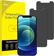 JETech Privacy Screen Protector for iPhone 12 mini 5.4-Inch, Anti Spy Tempered Glass Film, 2-Pack