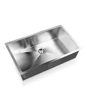 Cefito Kitchen Sink 70X45CM Stainless Steel Basin Single Bowl Laundry in Silver