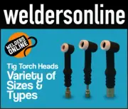 BOSSWELD TIG TORCH HEADS 9/17/26 FOUR CONFIGURATIONS