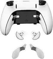 CHARM FOCUS Metal Back Paddles for PS5 Edge Controller, 4PCS Back Buttons for PS5 Dual Sense Edge Game Controller, Paddles Trigger Buttons Replacement Accessories