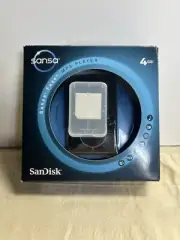 SanDisk Sansa Fuze (4GB) Digital Media MP3 Player - Black - New Sealed