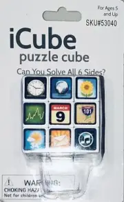Smart Cube Puzzle Brainteaser iCube Multicolor Various Themes NEW Game